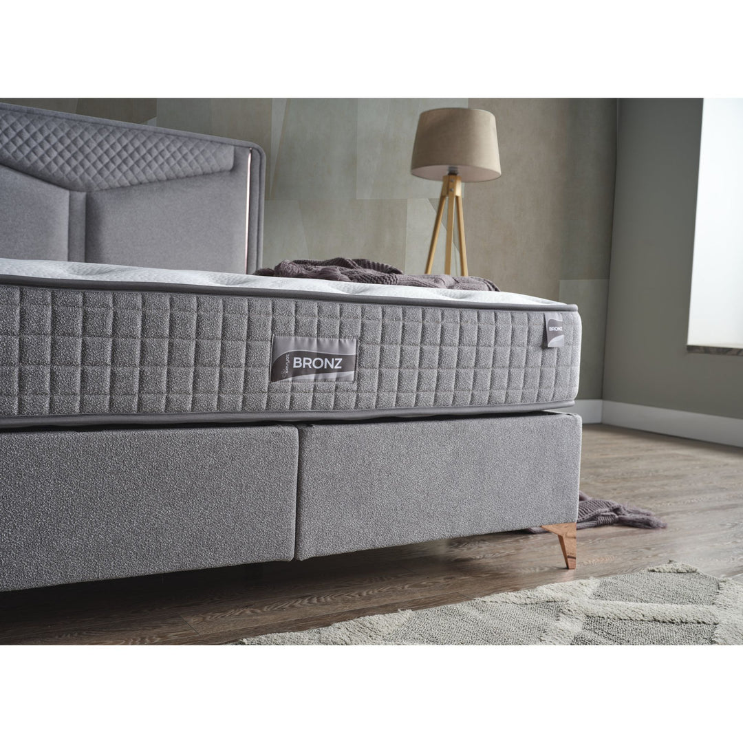 Bronz Boxspringbett