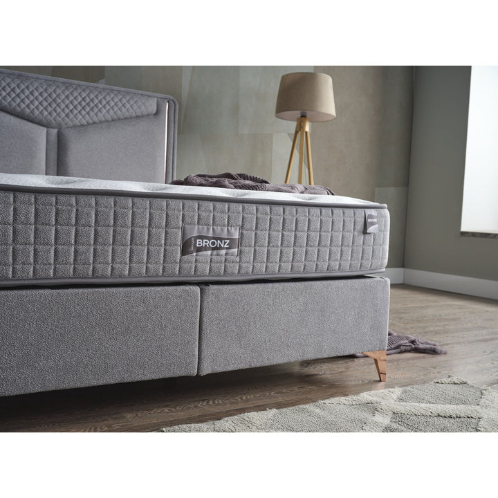 Bronz Boxspringbett