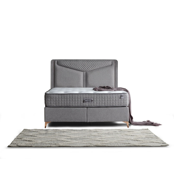 Bronz Boxspringbett