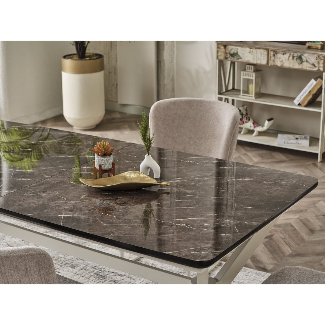 Milano Soft Esstisch-Set (160 → 200 cm)