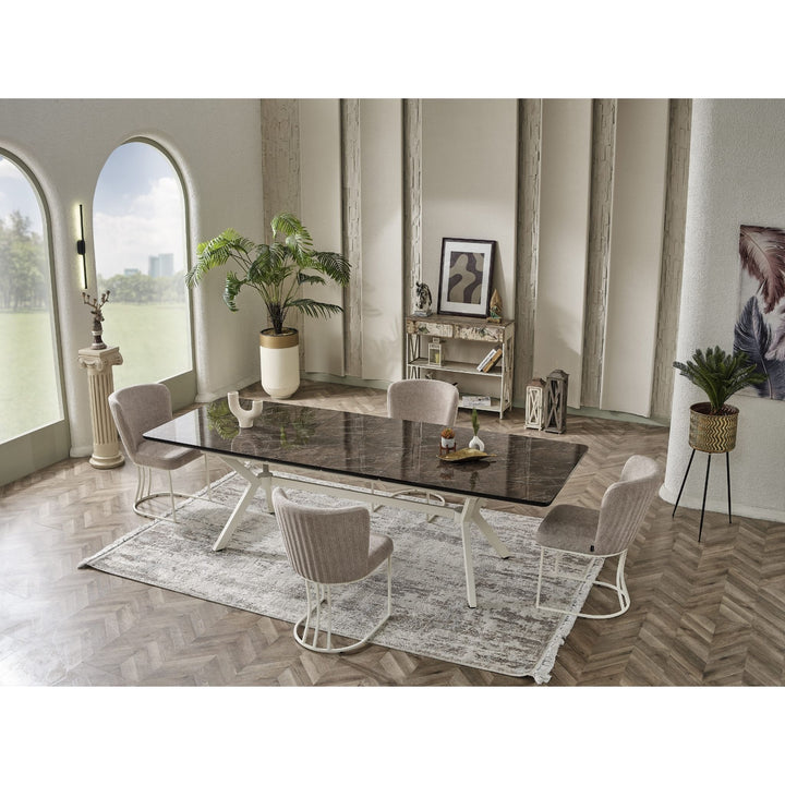 Milano Soft Esstisch-Set (160 → 200 cm)