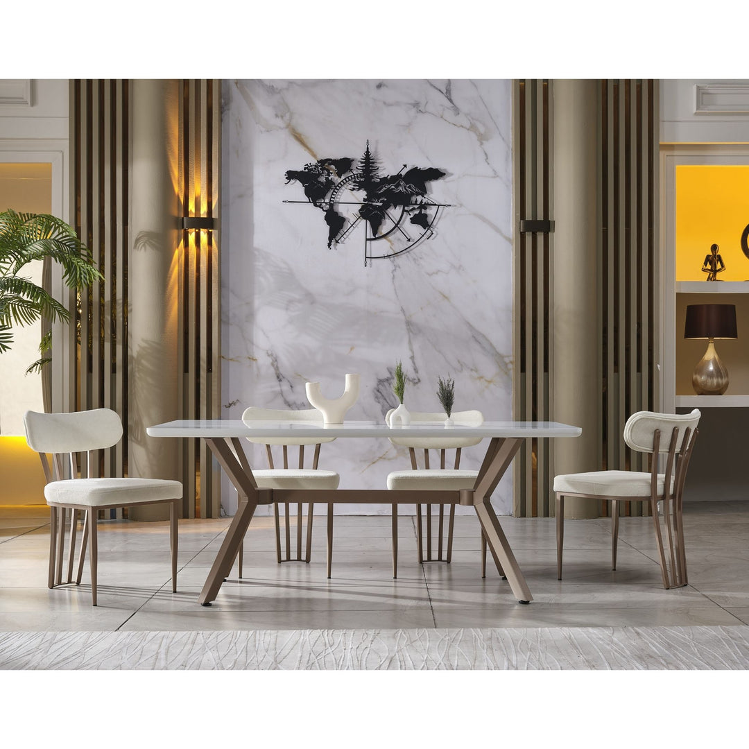 Milano Soft Esstisch-Set 180x90