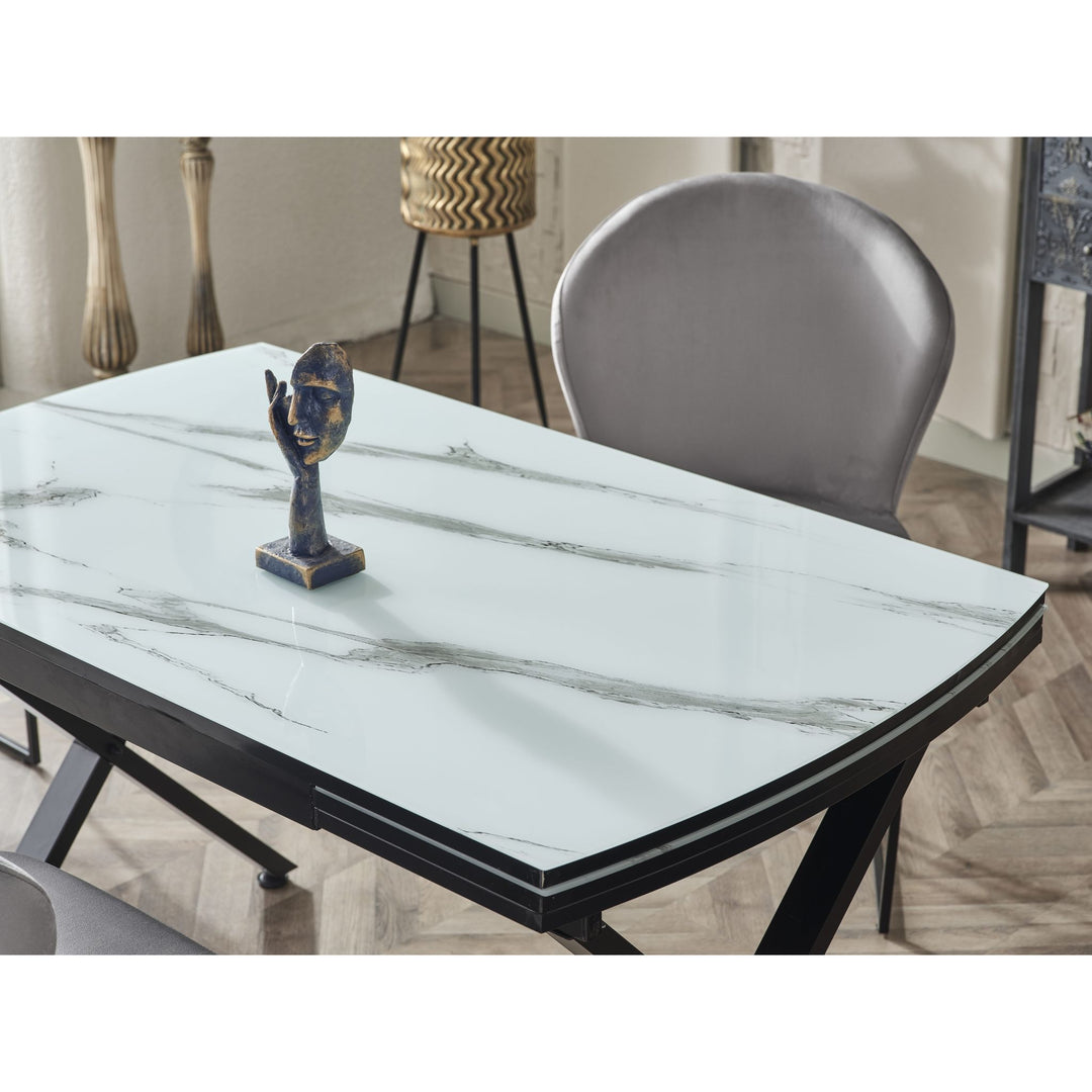 Vega Esstisch-Set Schwarz