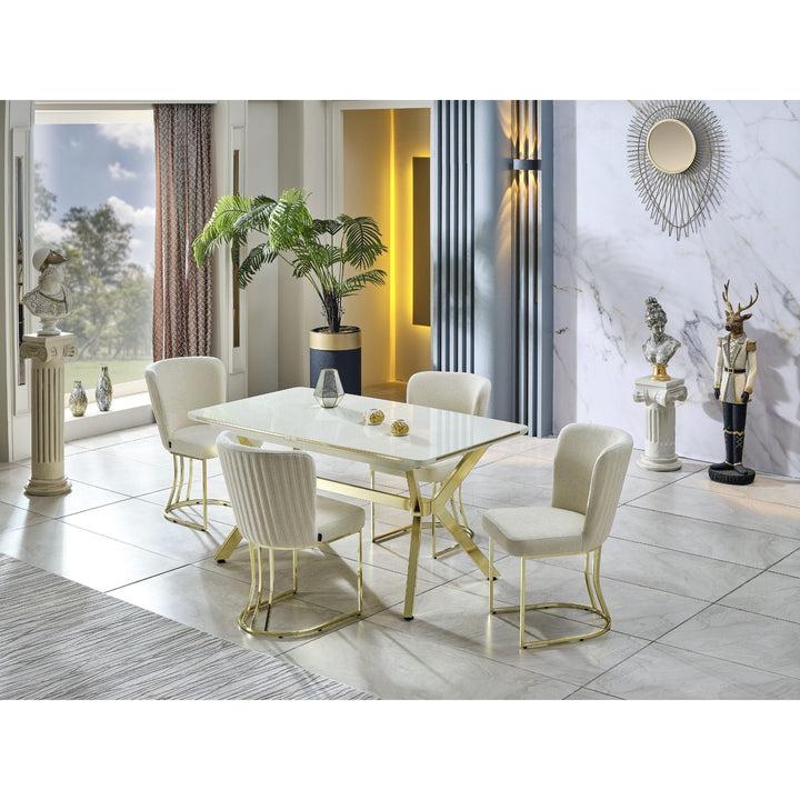 Milano Elite Esstisch-Set (160 → 200 cm)