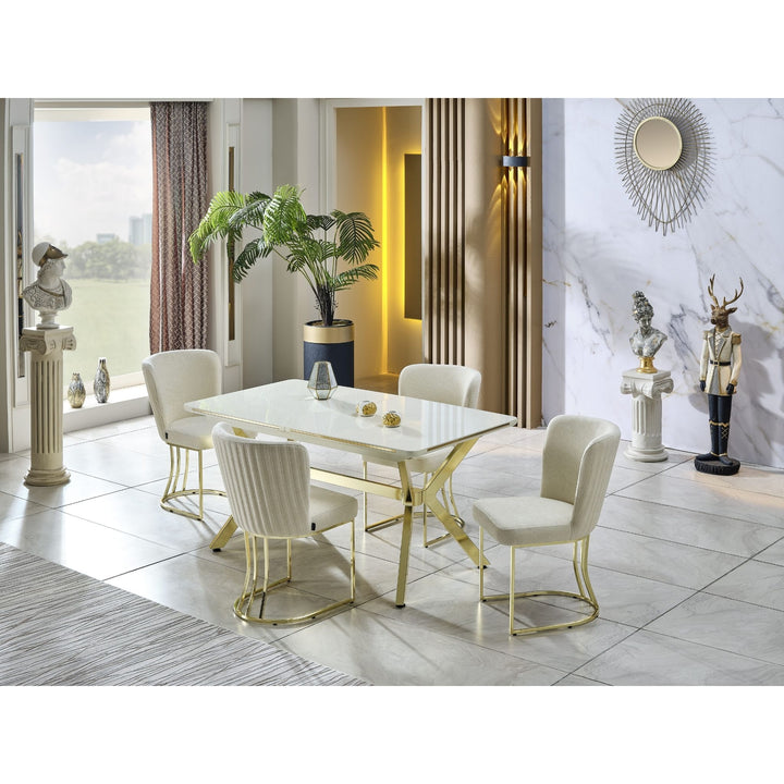 Milano Elite Esstisch-Set (160 → 200 cm)