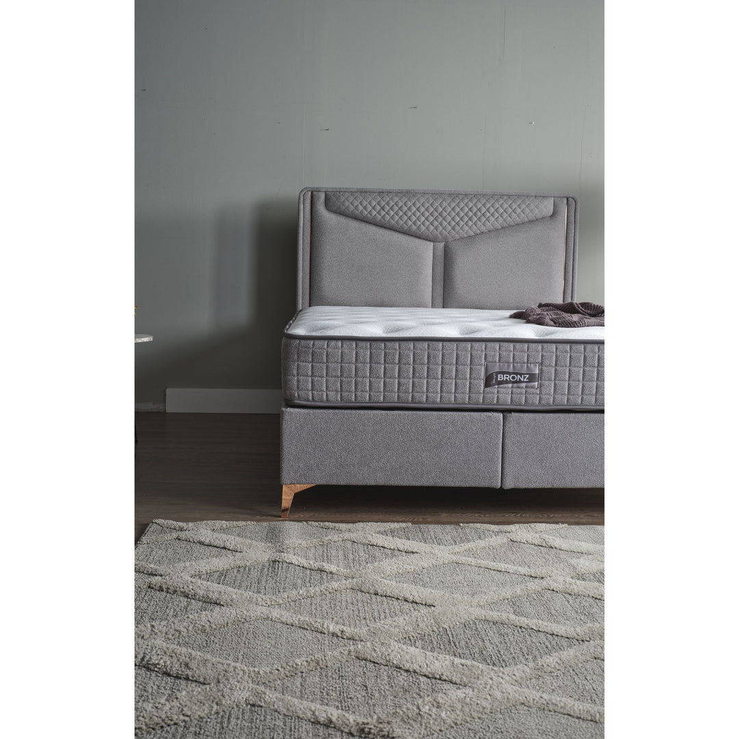 Bronz Boxspringbett