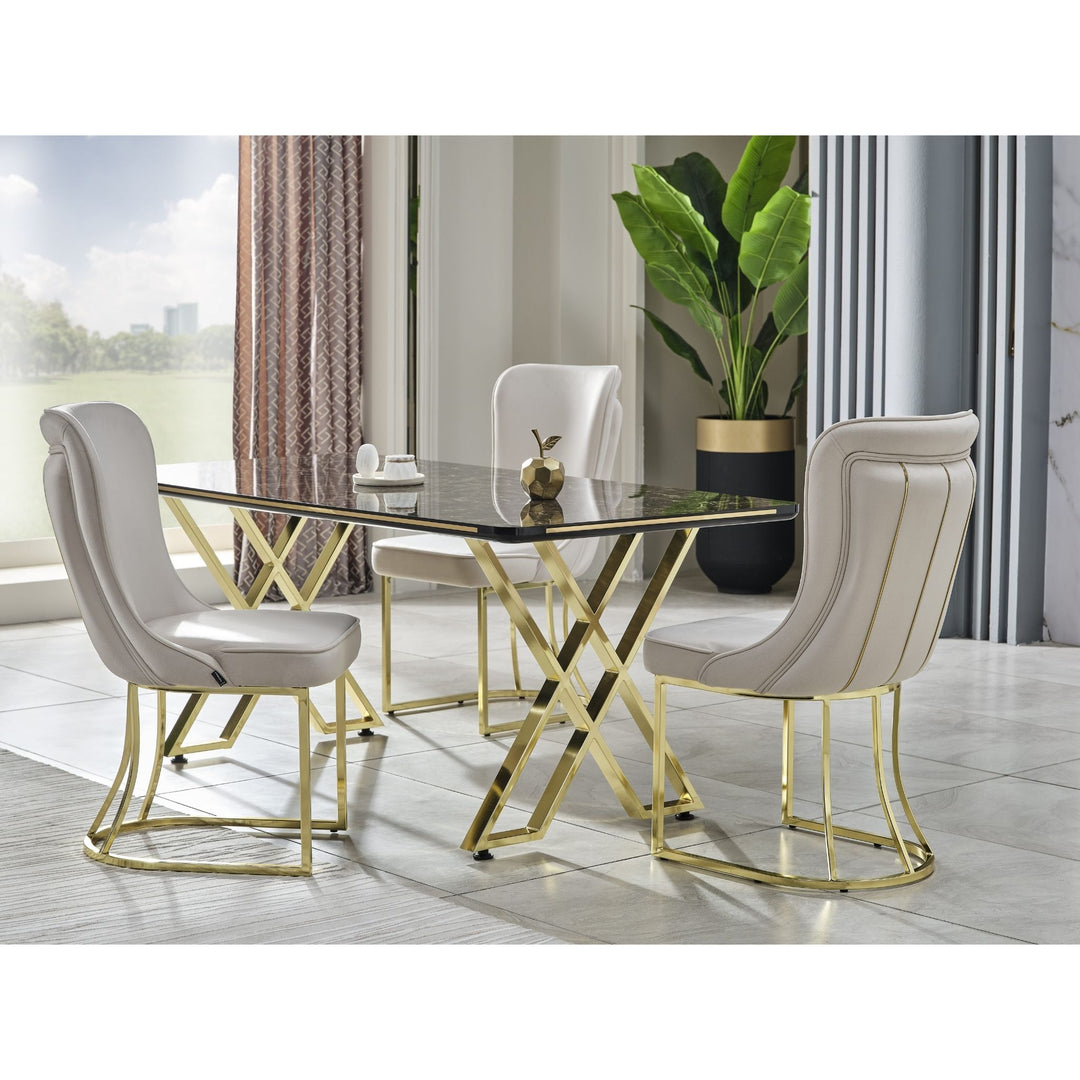 Luna Elite Esstisch-Set 180x90