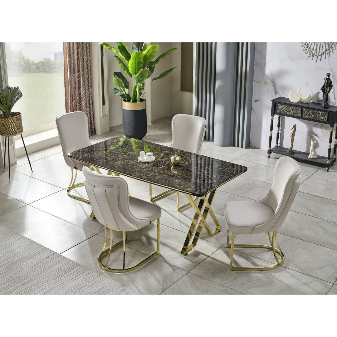 Luna Elite Esstisch-Set 180x90