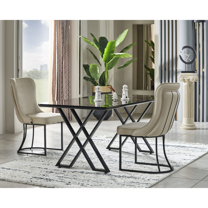 Luna Soft Esstisch-Set 180x90