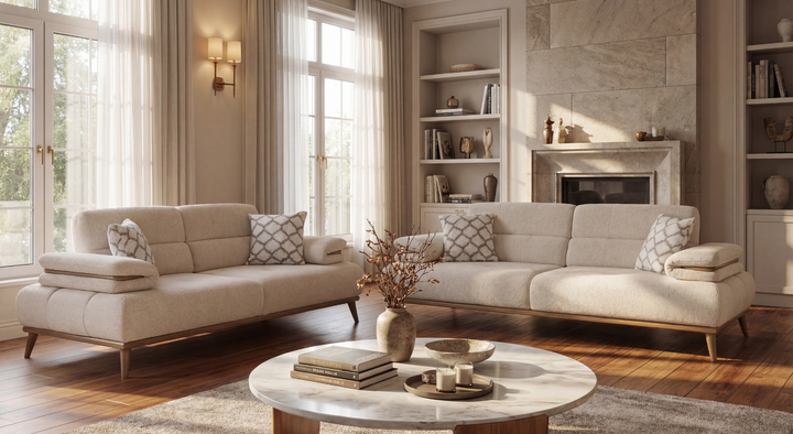 Sofa-Set 3+3+1+1