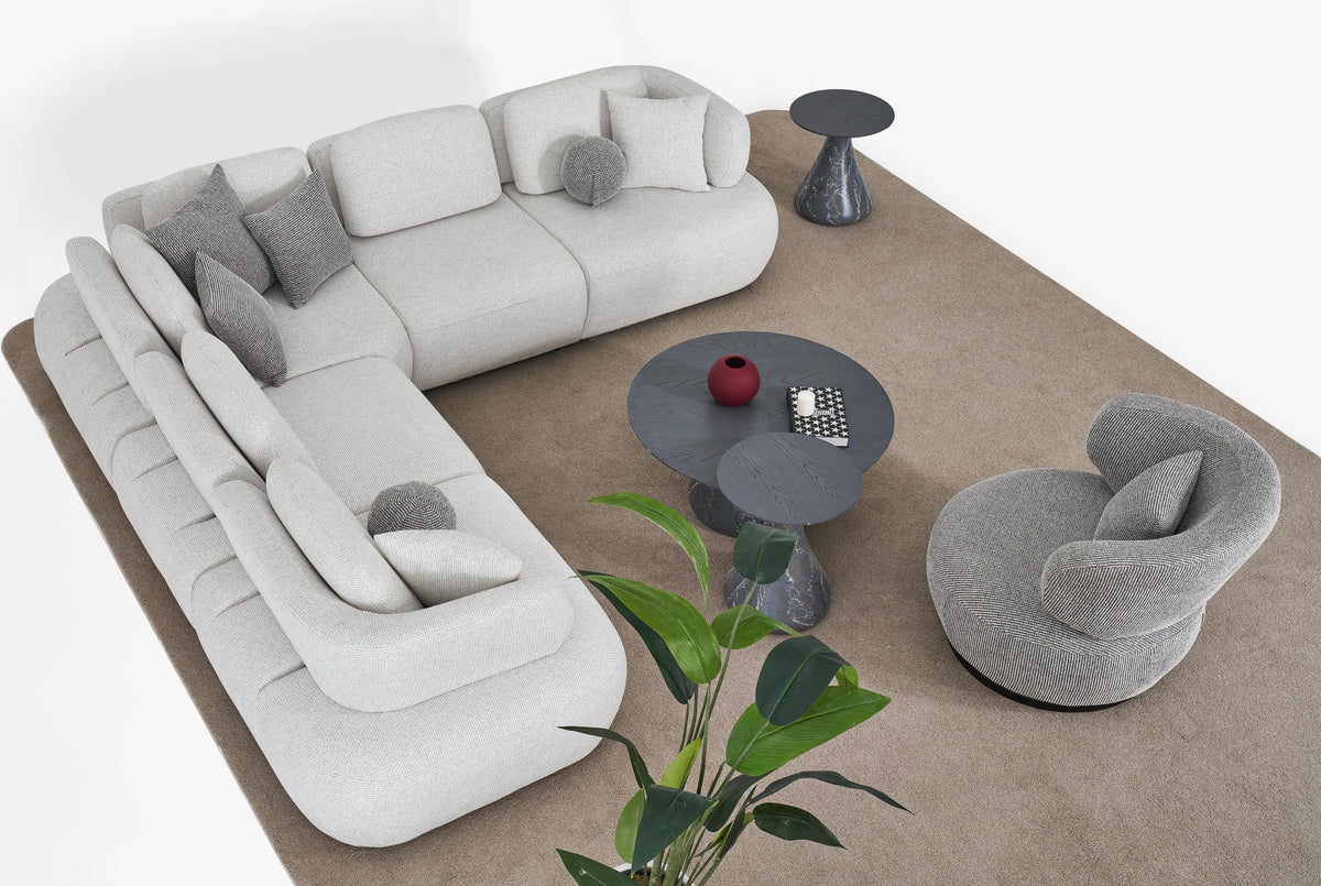 BERLIVO Ecksofa – Draufsicht