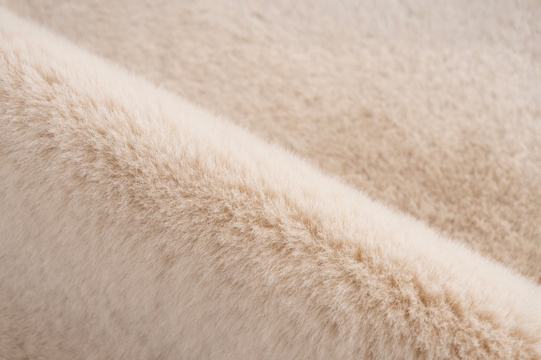 Cozy 500 Beige Teppich 60 × 90 cm