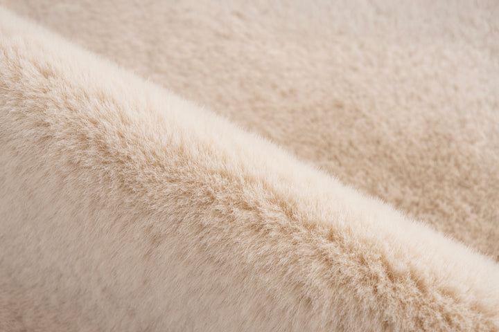 Cozy 500 Beige Teppich 60 × 90 cm