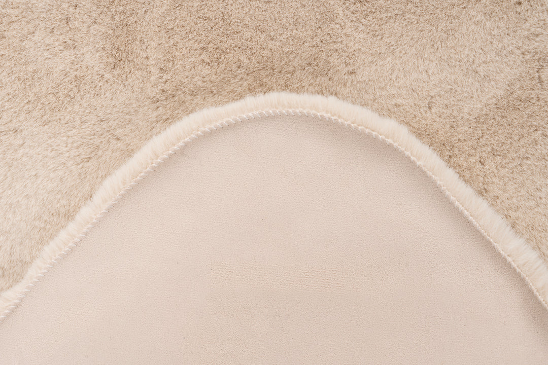 Cozy 500 Beige Teppich 60 × 90 cm