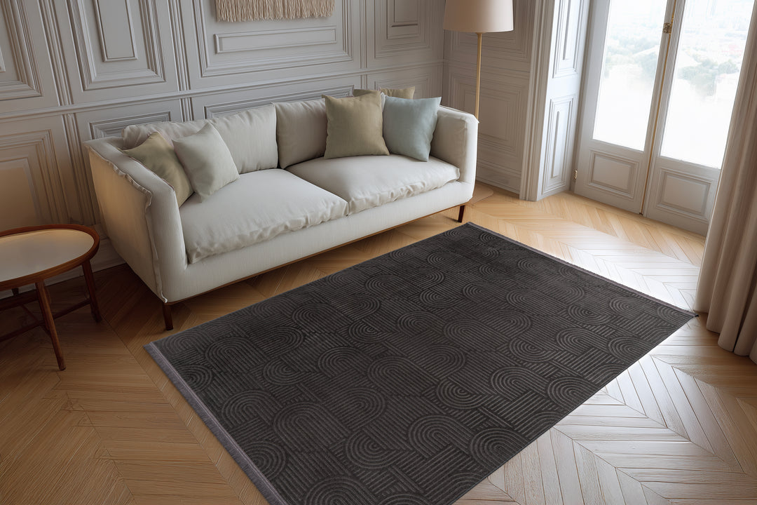 Damla 212 Dunkelgrau Teppich